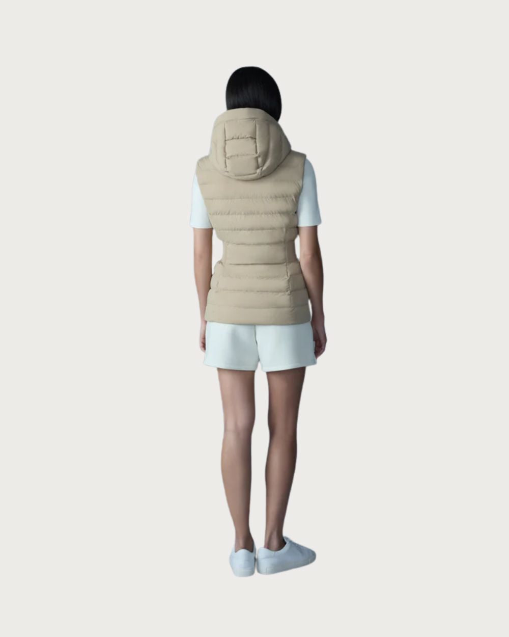 Womens Mackage Hoshi Vest - Light Camel Après | Travel Mackage