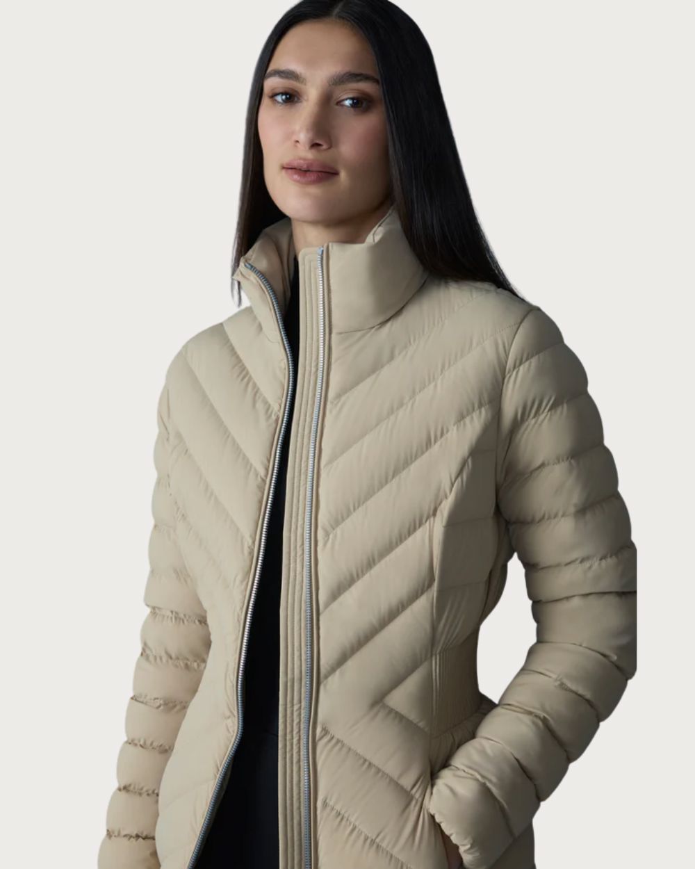 Womens Mackage Idalee Jacket - Light Camel Après | Travel Mackage