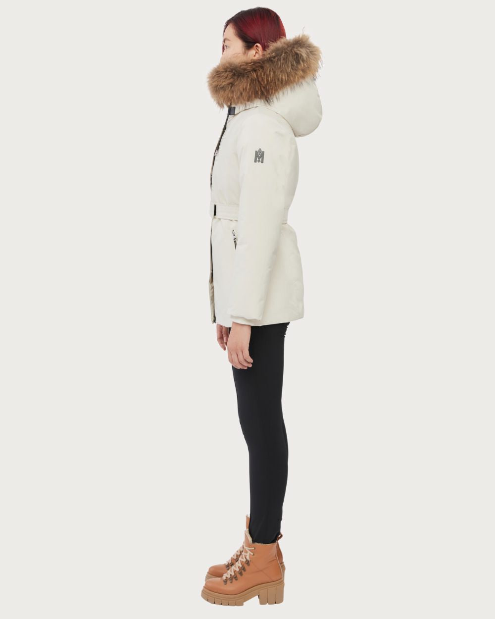 Womens Mackage Jeni-F 2-In-1 Down Parka Real Fur - Cream Après | Travel Mackage