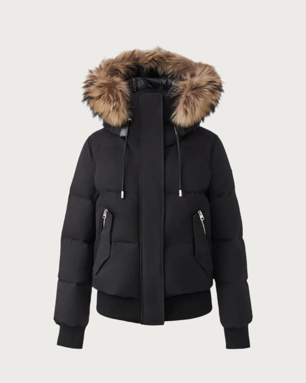 Womens Mackage Nefi-FZ Down Jacket - Black Après | Travel Mackage XXS