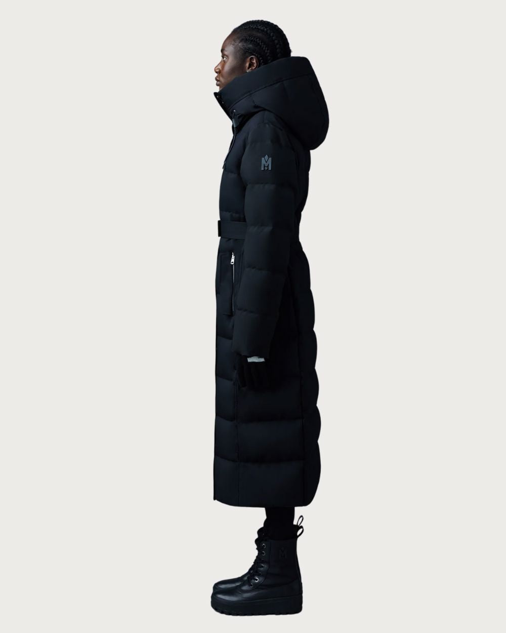 Womens Mackage Shyla-NF 2-In-1 Down Coat - Black Après | Travel Mackage
