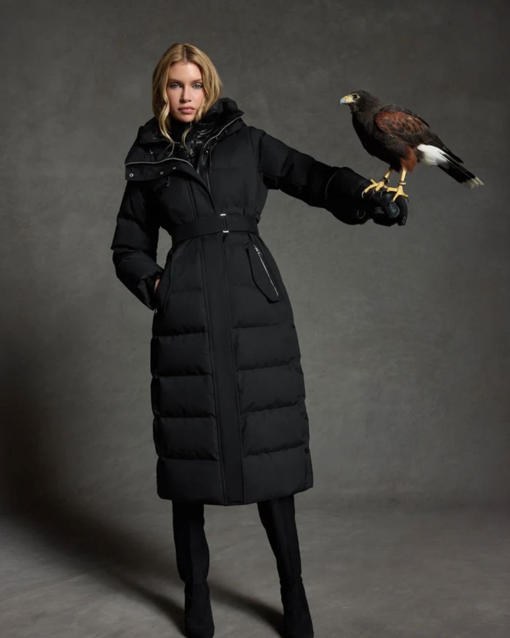 Womens Mackage Shyla-NF 2-In-1 Down Coat - Black Après | Travel Mackage