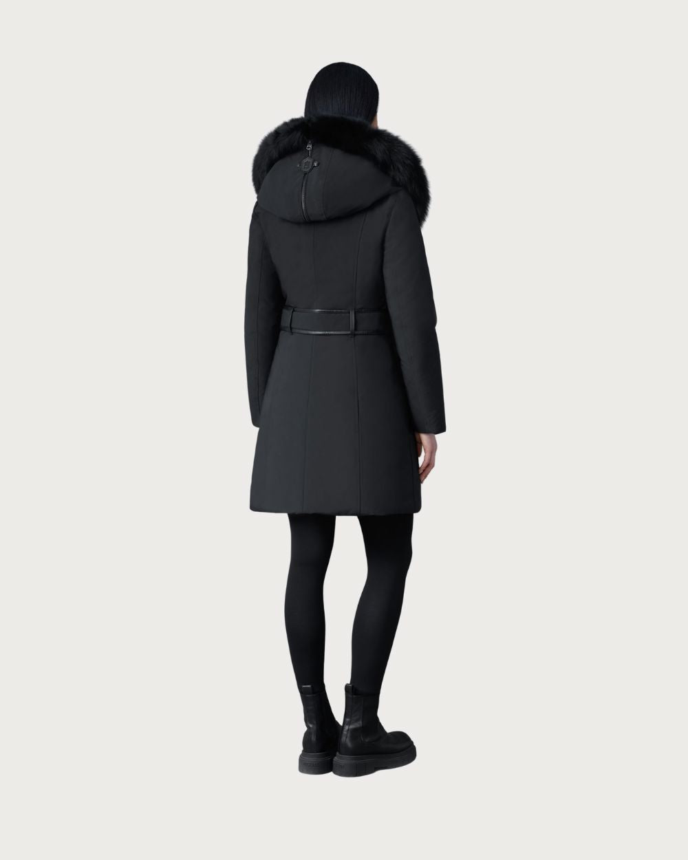 Womens Mackage Trish Powder Down Parka - Black Après | Travel Mackage