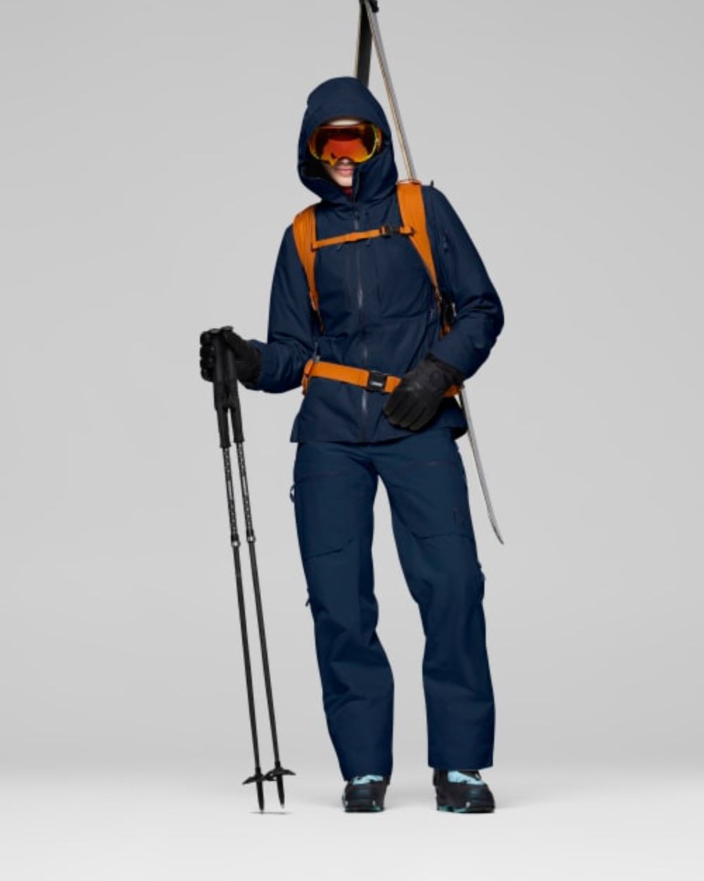 Womens Norrøna Lofoten Gore-Tex Insulated Jacket - Indigo Night Jackets Norrøna