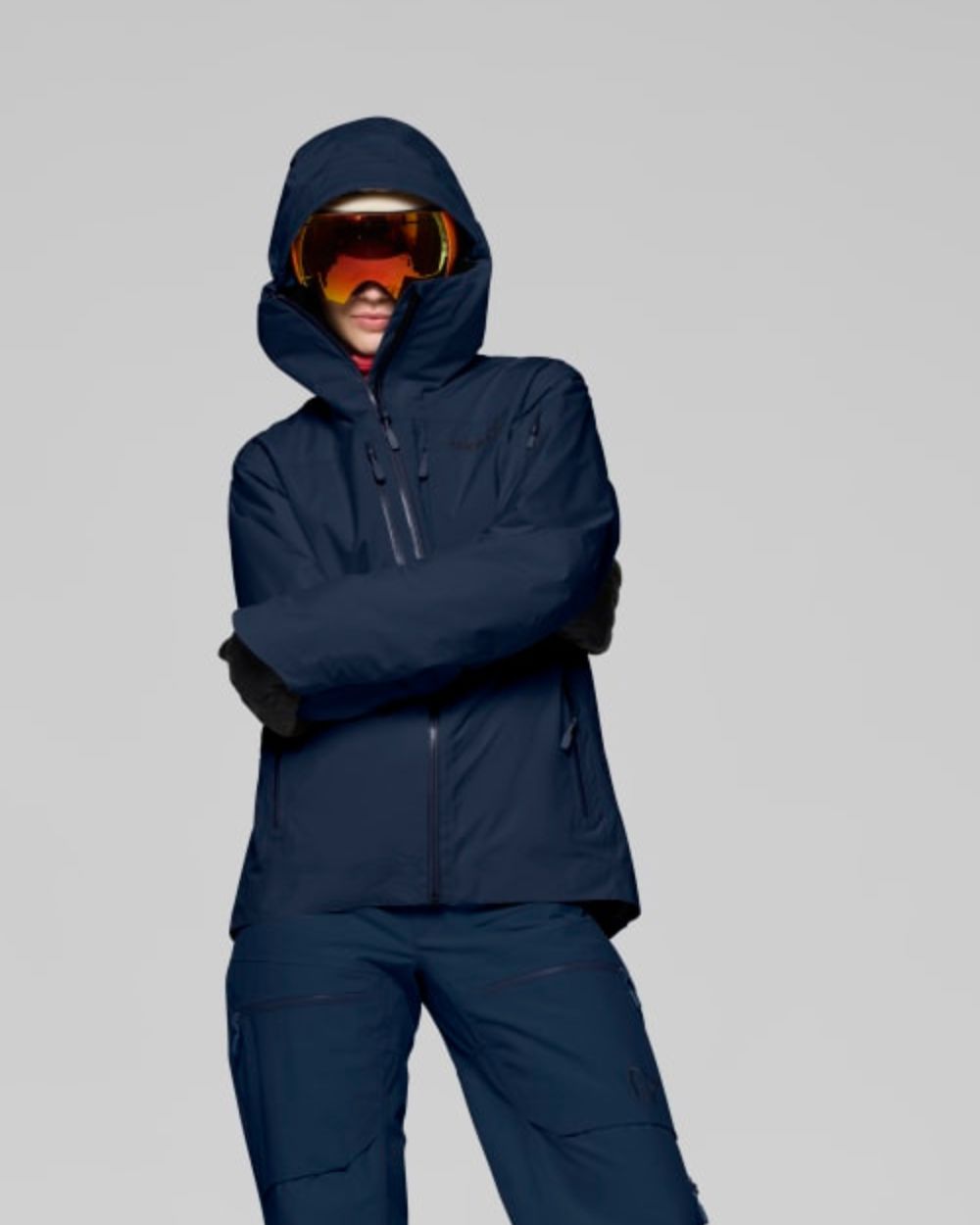 Womens Norrøna Lofoten Gore-Tex Insulated Jacket - Indigo Night Jackets Norrøna