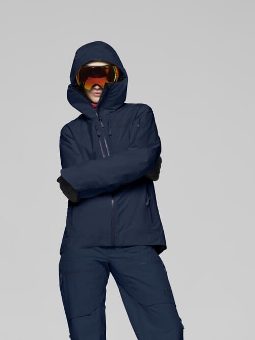 Womens Norrøna Lofoten Gore-Tex Insulated Jacket - Indigo Night Jackets Norrøna