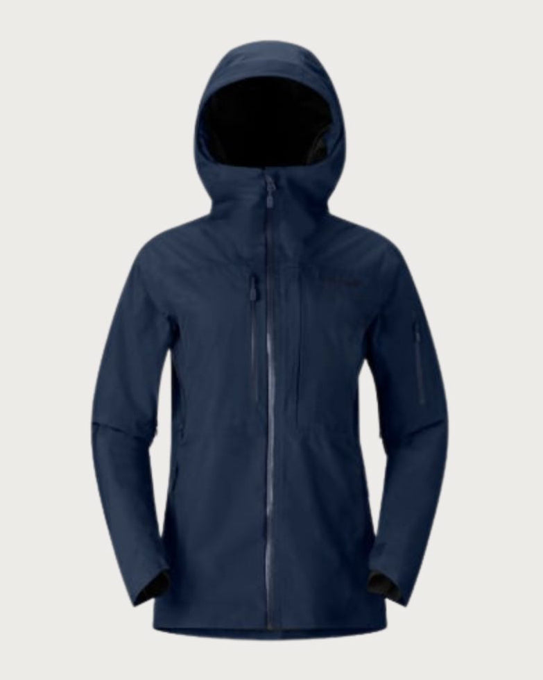 Womens Norrøna Lofoten Gore-Tex Insulated Jacket - Indigo Night Jackets Norrøna S / AU S