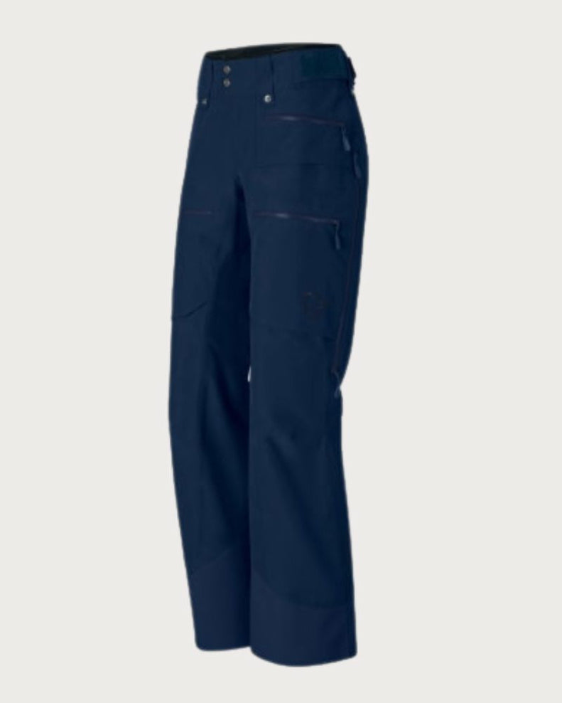 Womens Norrona Lofoten Gore-Tex Insulated Pant - Indigo Night Pants Norrøna