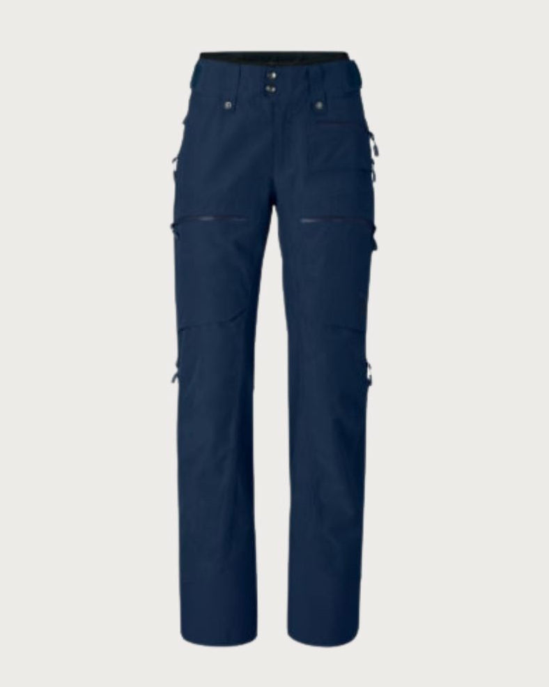 Womens Norrona Lofoten Gore-Tex Insulated Pant - Indigo Night Pants Norrøna S / AU S