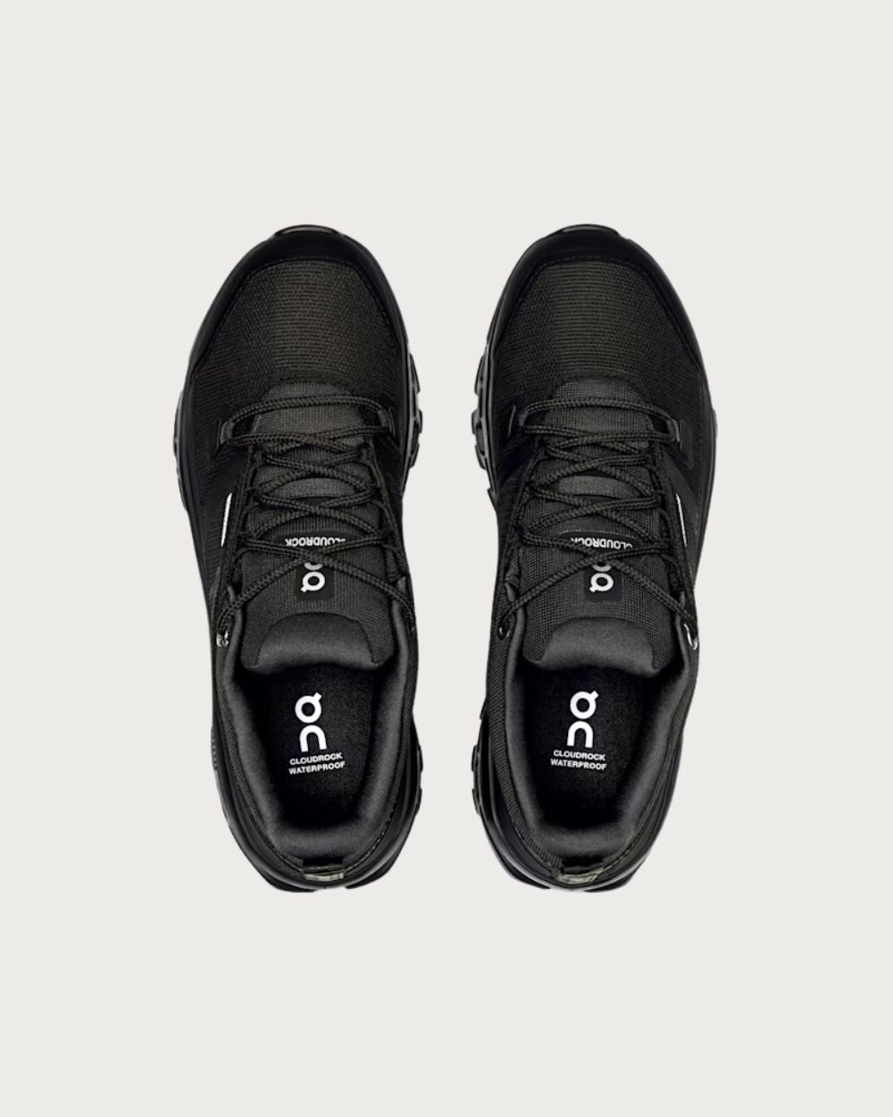 Womens On Cloudrock Low Waterproof Boot - Black Footwear On Running