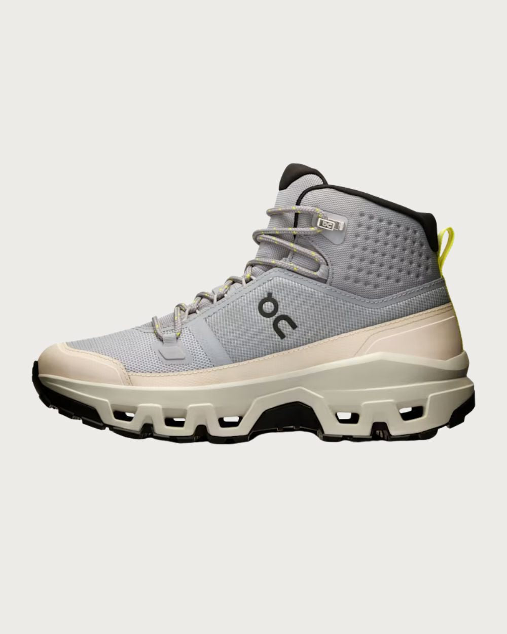 Womens On Cloudrock Mid Waterproof Boot - Alloy / Ice Footwear On Running