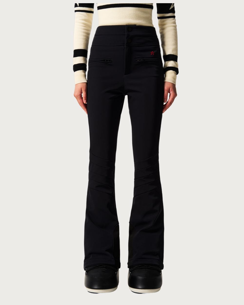 Womens Perfect Moment Aurora High Waist Ski Pant 26 - Black Pants Perfect Moment