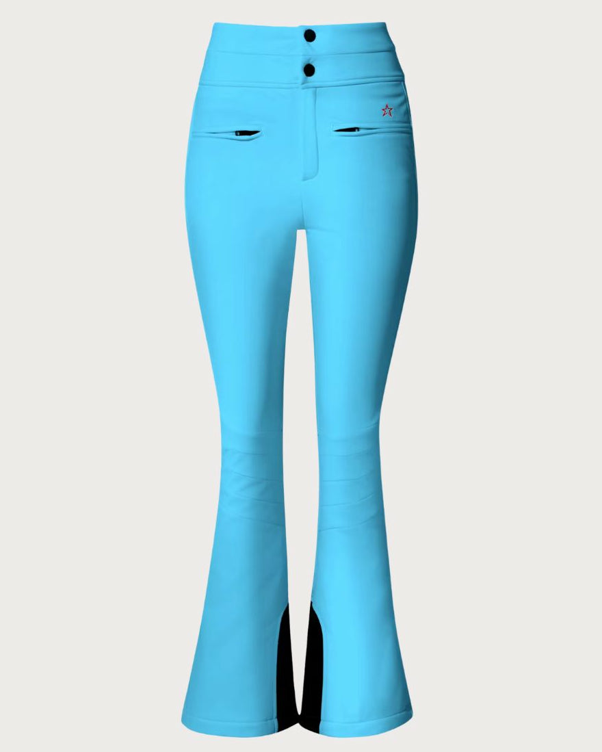 Womens Perfect Moment Aurora High Waist Ski Pant - Alaskan Blue Pants Perfect Moment