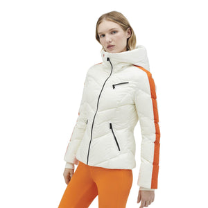 Womens Perfect Moment Gold Star Jacket - Snow White Jackets Perfect Moment 