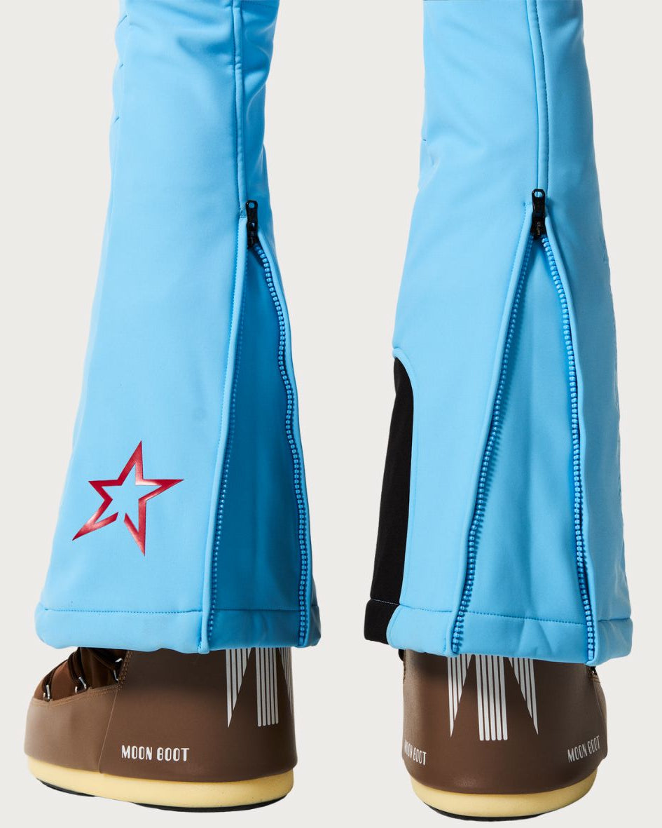 Womens Perfect Moment High Waist Ski Pant - Alaskan Blue Pants Perfect Moment