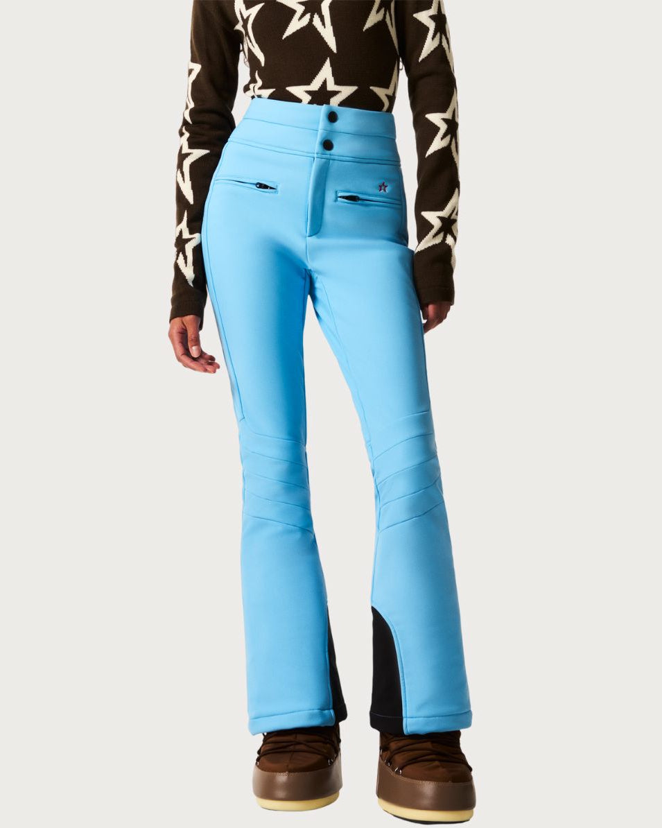 Womens Perfect Moment High Waist Ski Pant - Alaskan Blue Pants Perfect Moment XS INTL / 6-8 AU