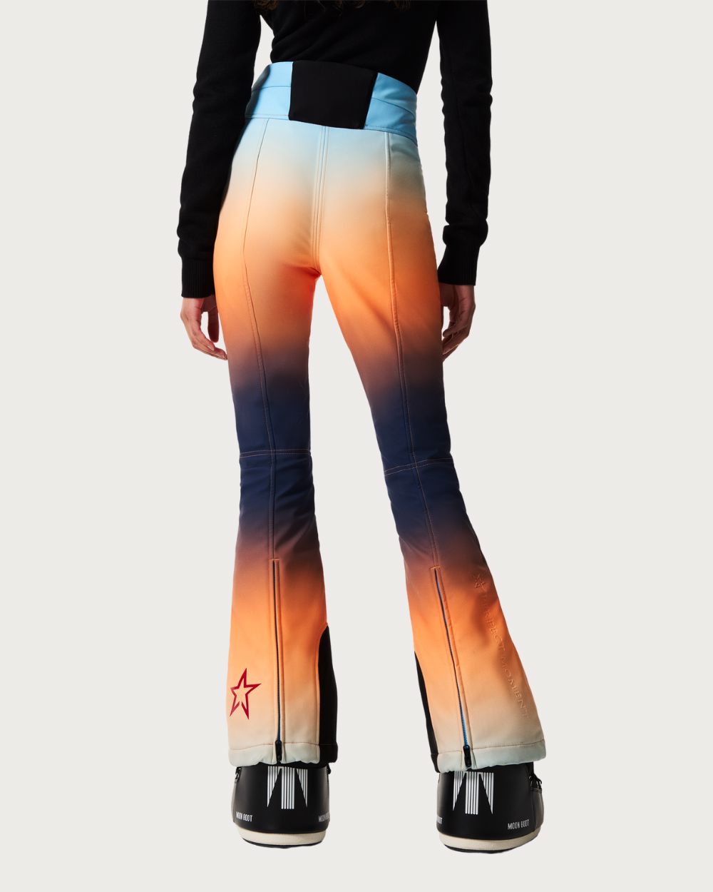 Womens Perfect Moment High Waist Ski Pant - Degrade Sunset Pants Perfect Moment