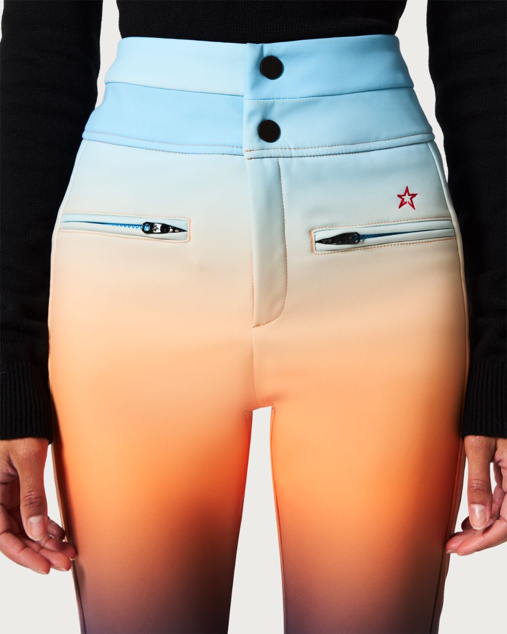 Womens Perfect Moment High Waist Ski Pant - Degrade Sunset Pants Perfect Moment