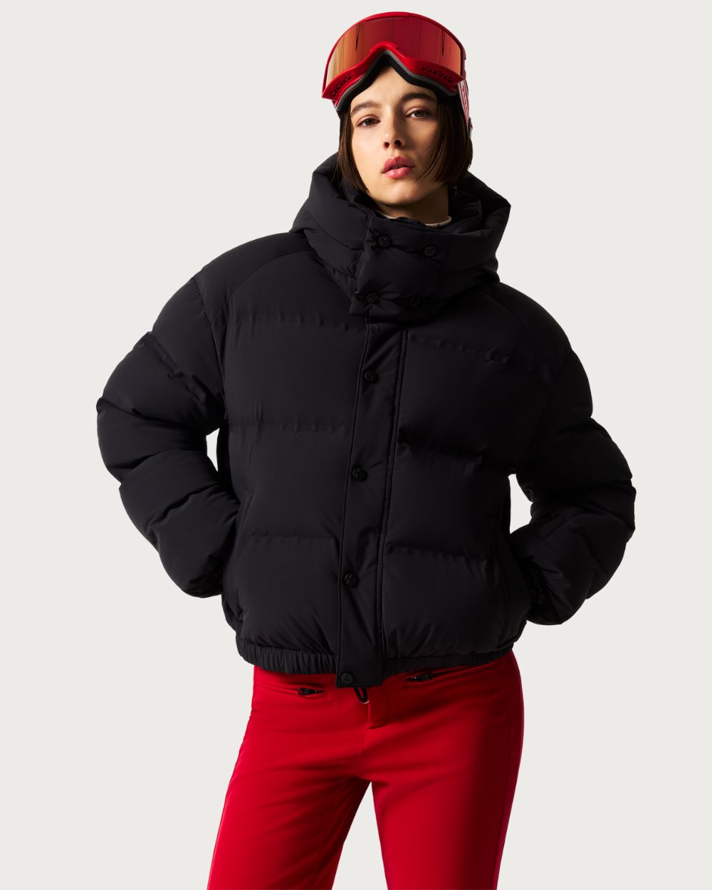 Womens Perfect Moment Moments Ski Jacket - Black Jackets Perfect Moment XS INTL / 6-8 AU