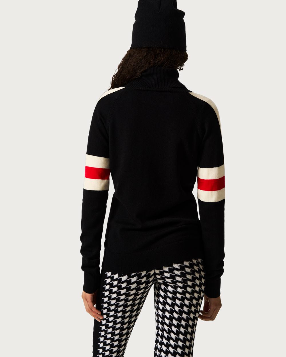 Womens Perfect Moment Neve Wool Sweater - Black Knitwear Perfect Moment