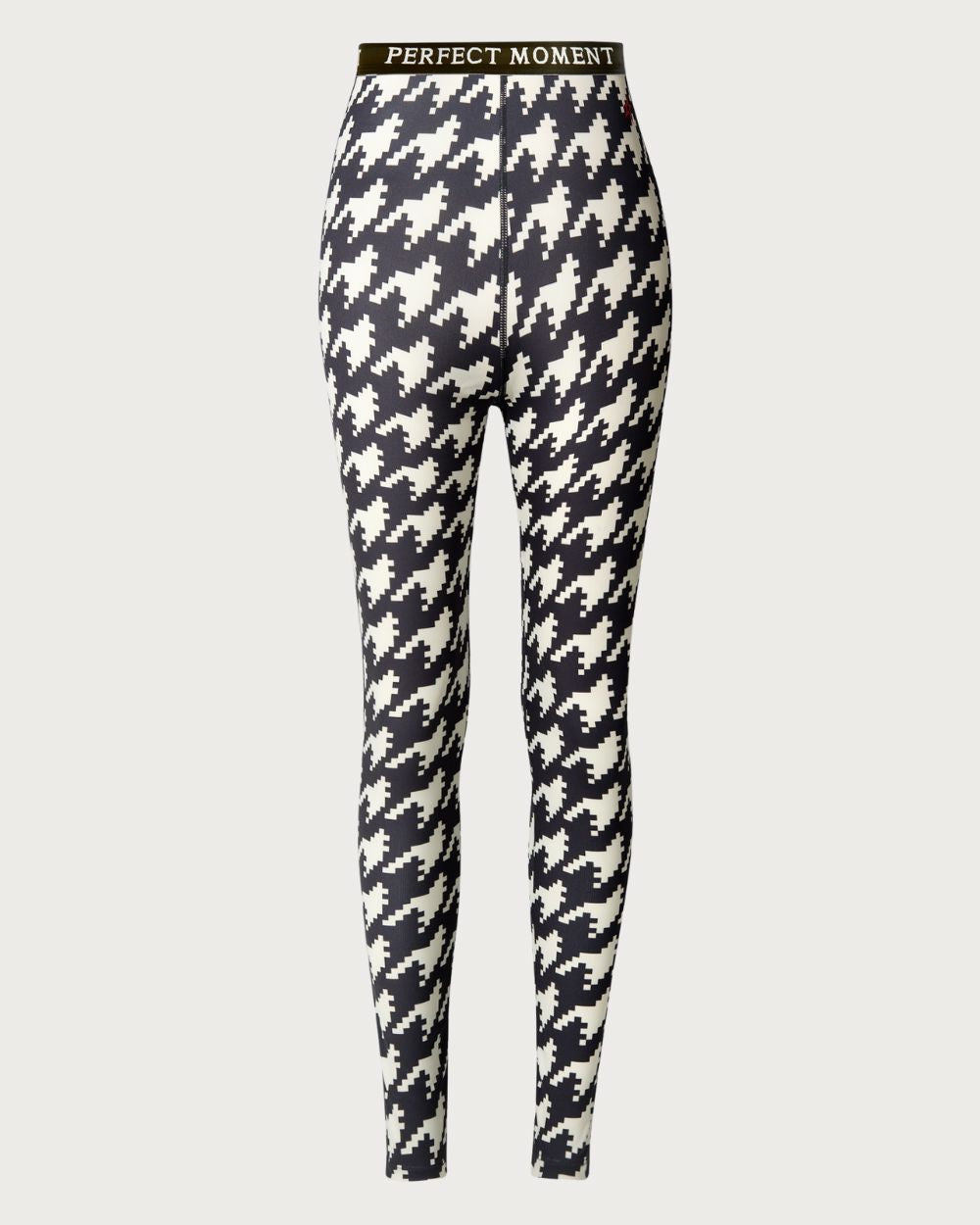 Womens Perfect Moment Printed Base Layer Leggings - Houndstooth Thermals Perfect Moment