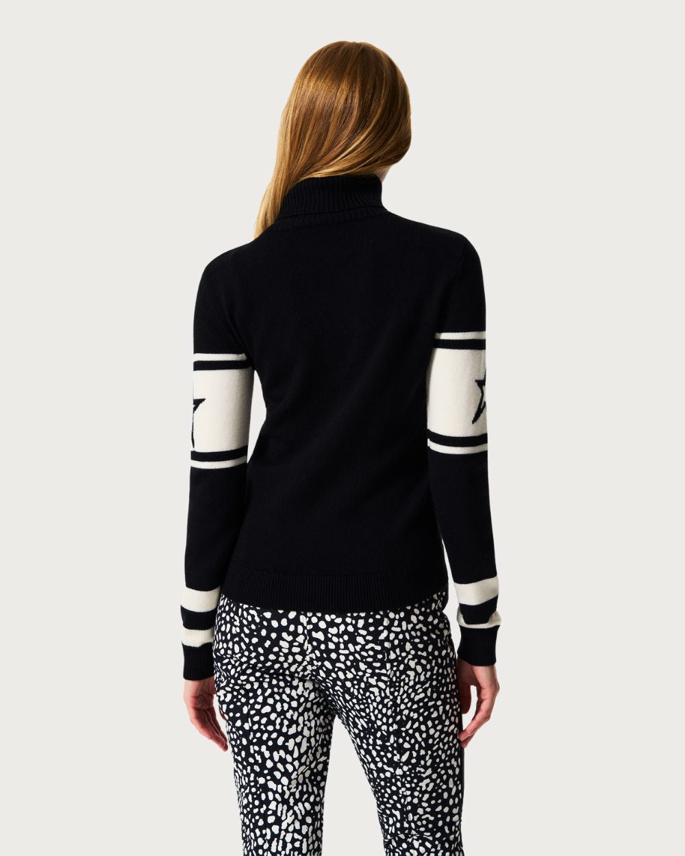 Women's Perfect Moment Schild Apres Merino Wool Sweater - Black Knitwear Perfect Moment