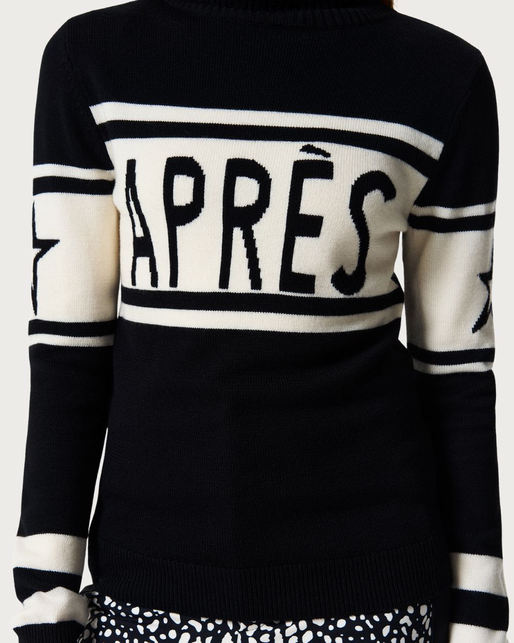 Women's Perfect Moment Schild Apres Merino Wool Sweater - Black Knitwear Perfect Moment