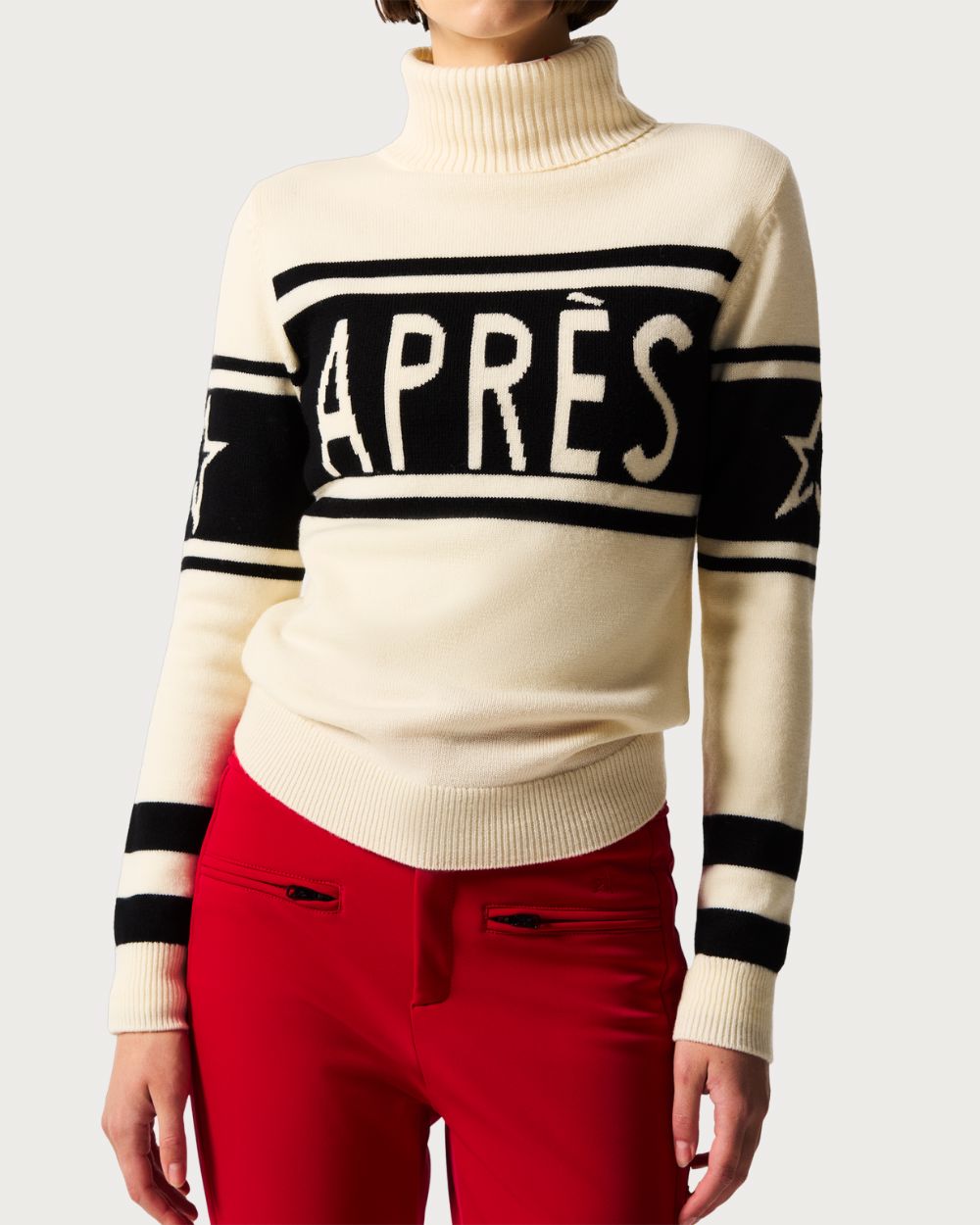 Womens Perfect Moment Schild 'Apres' Wool Sweater - Snow White Knitwear Perfect Moment XS INTL / 6-8 AU