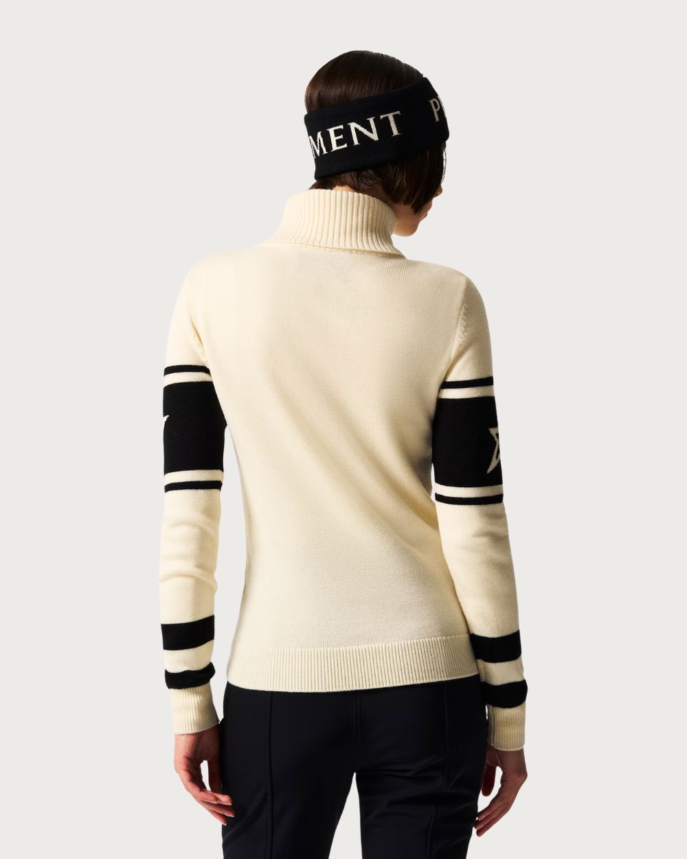 Womens Perfect Moment Schild Merino Wool Sweater - Snow White Knitwear Perfect Moment