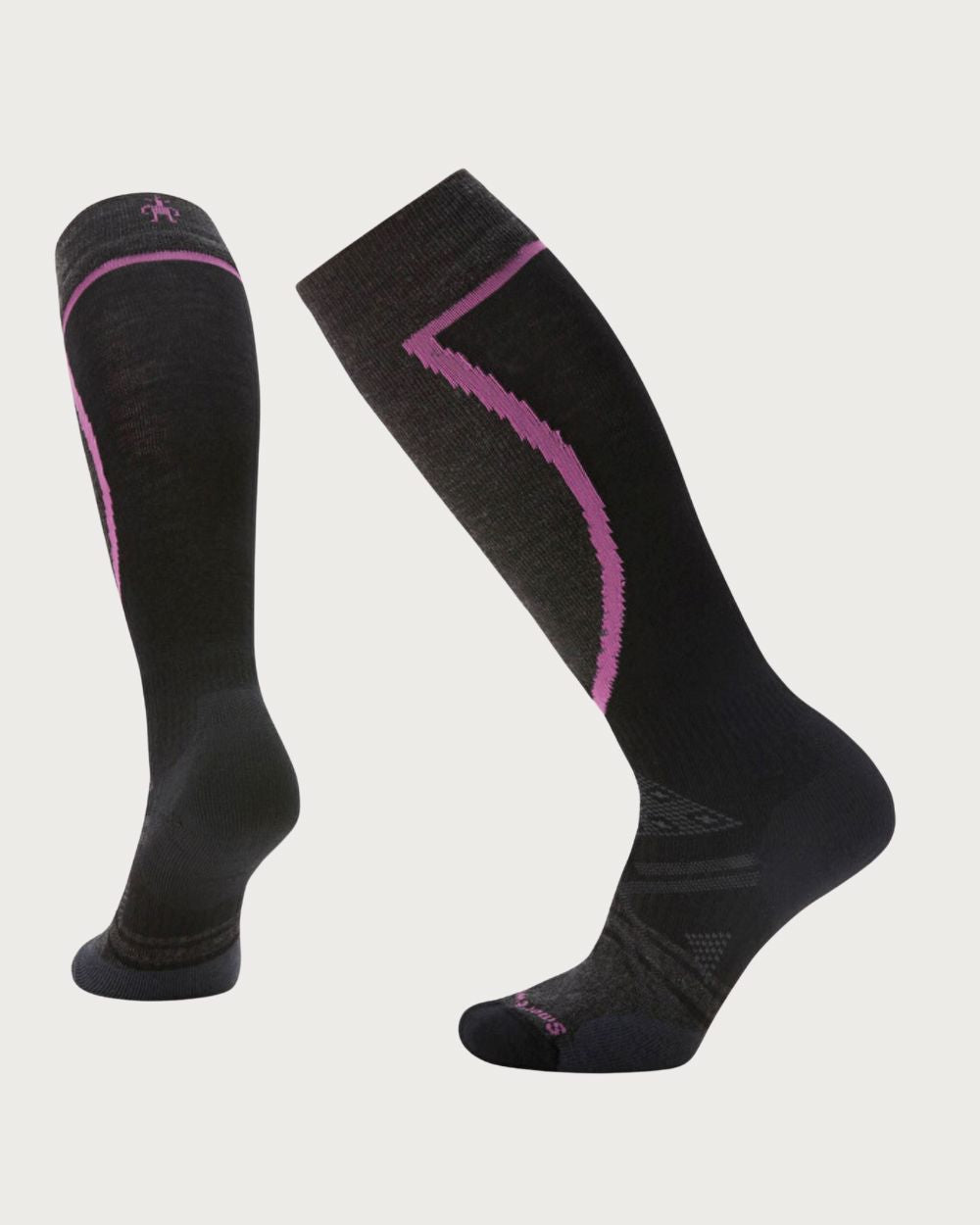 Womens Smartwool Ski Full Cushion Socks - Black Socks Smartwool