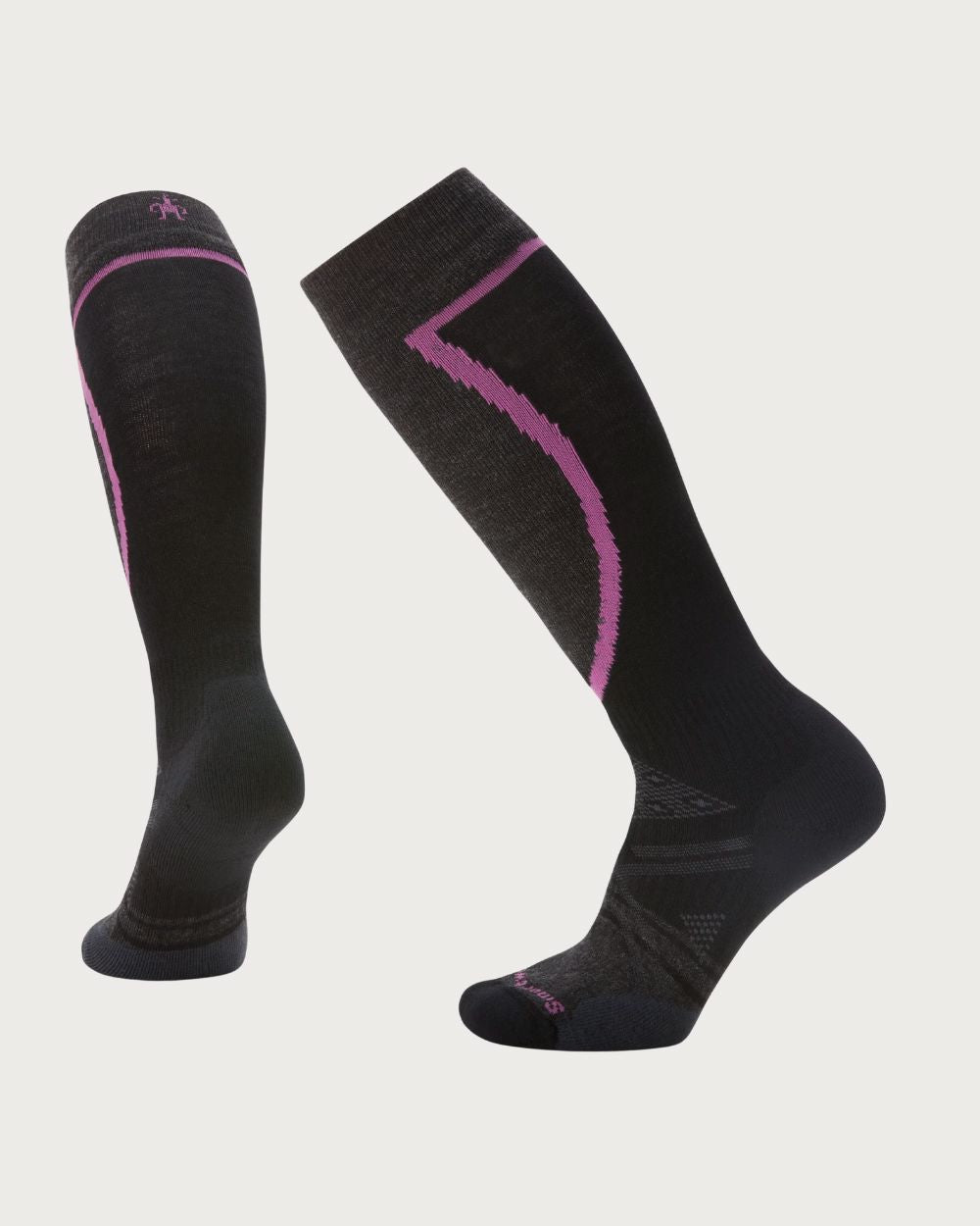 Womens Smartwool Ski Full Cushion Socks - Black Socks Smartwool S / EU 34-37