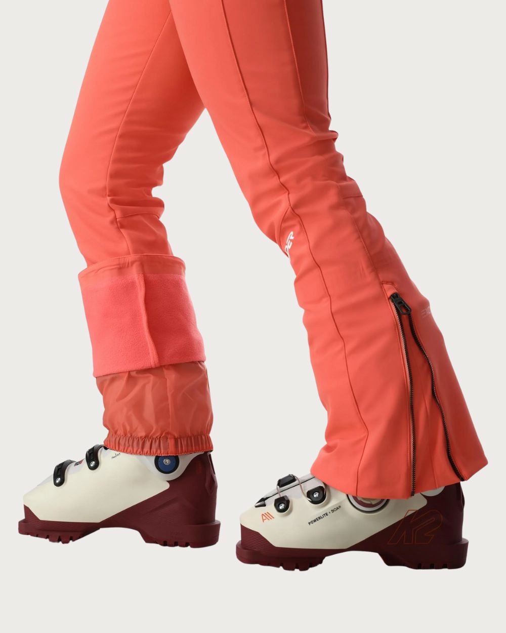 Womens Spyder Strutt Bib Pant - Coral Haze Pants Spyder