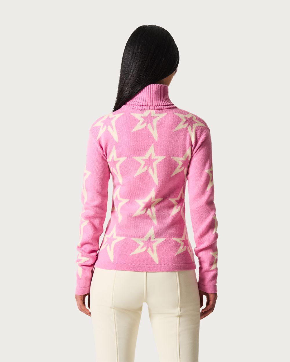 Womens Star Dust Merino Wool Sweater - Lilac chiffon Knitwear Perfect Moment