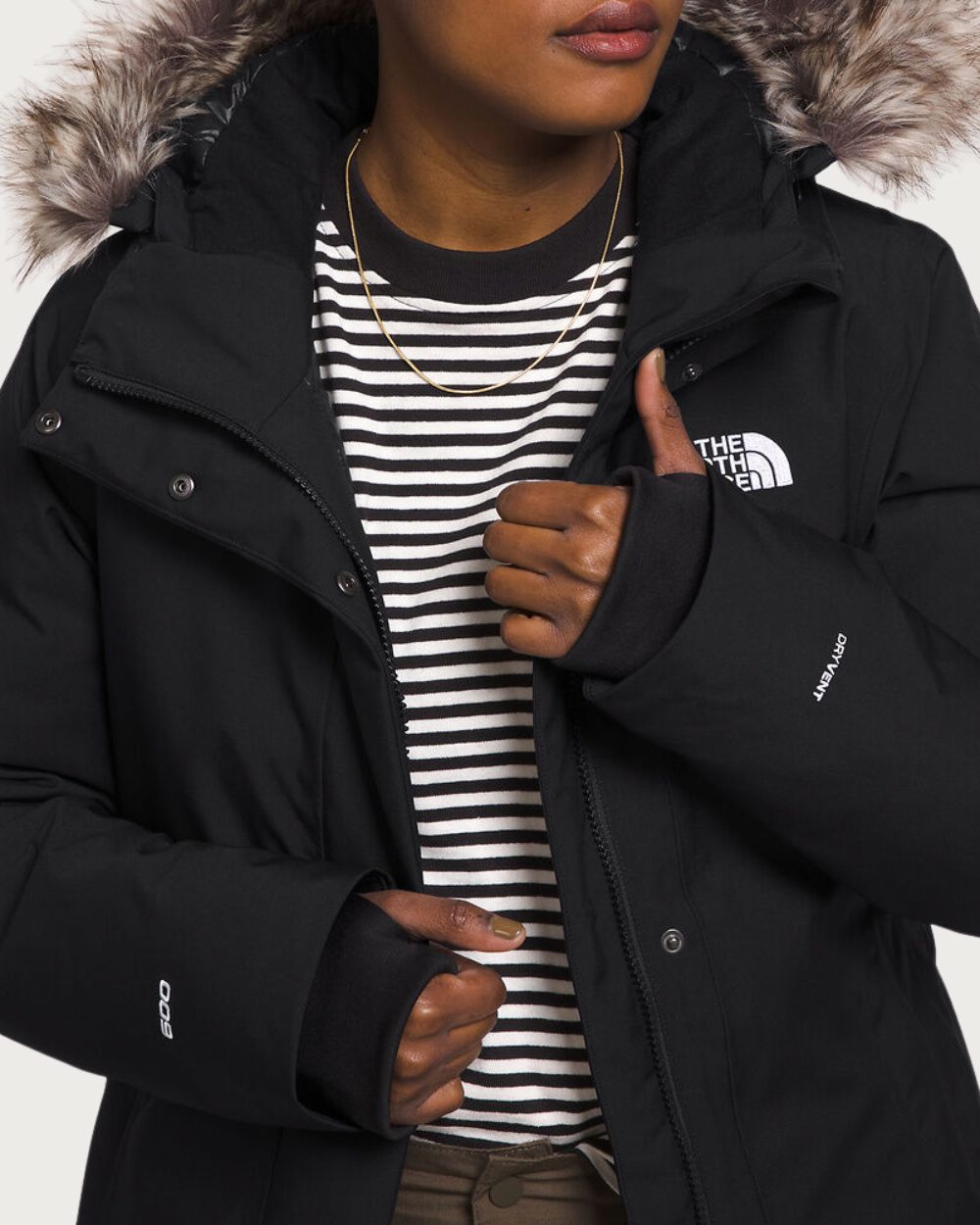 Womens The North Face Arctic Parka Jacket - TNF Black Après | Travel The North Face