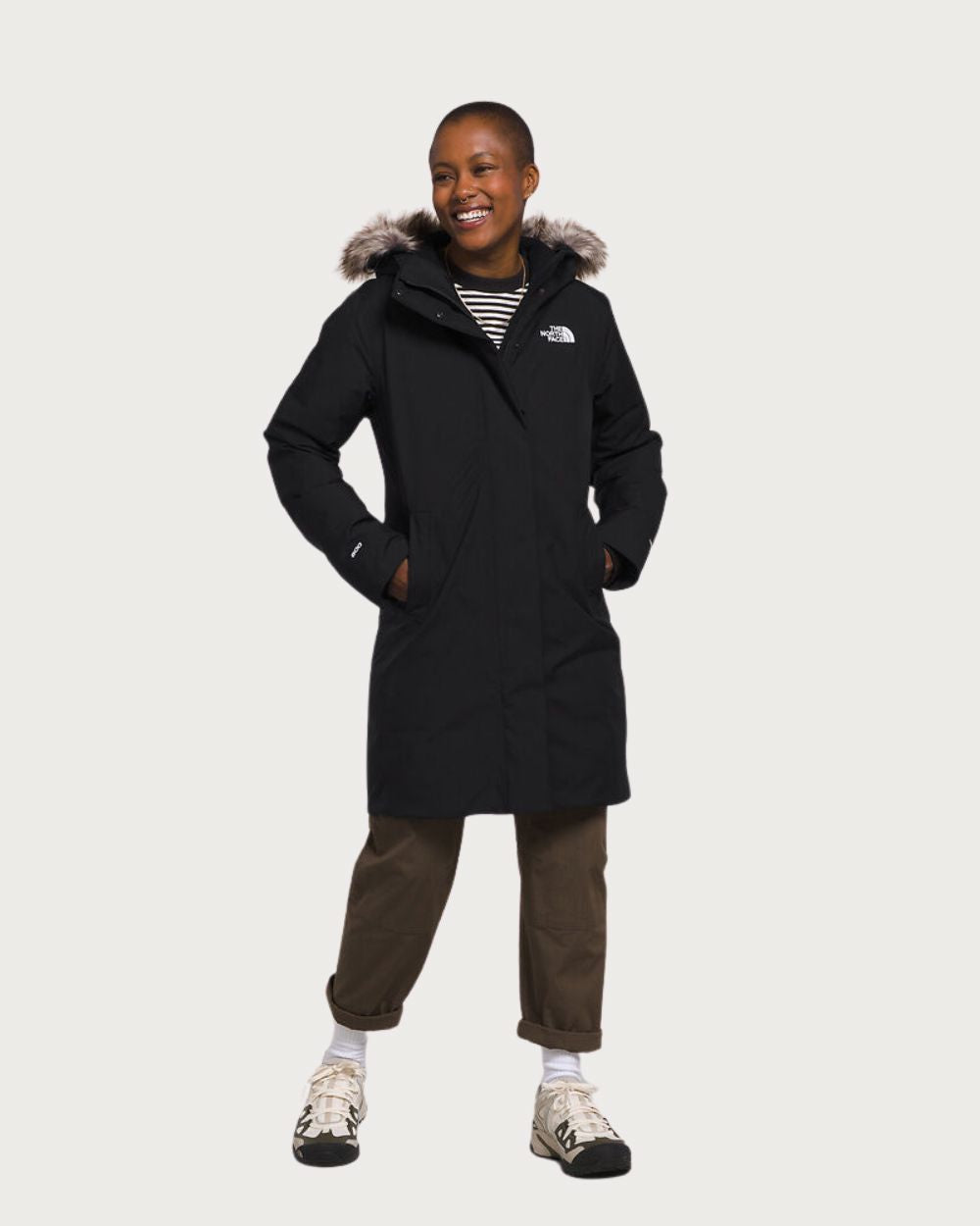 Womens The North Face Arctic Parka Jacket - TNF Black Après | Travel The North Face S INTL / 10 AU