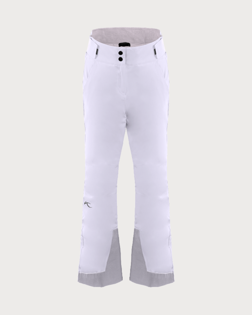 Girls Kjus Whiteout Pant - White/Alloy