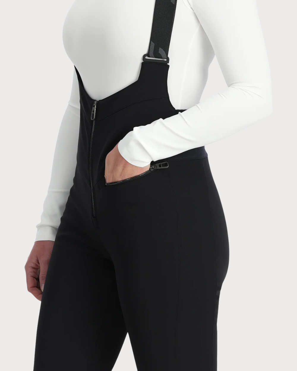 Womens Spyder Strutt Bib Pant - Black