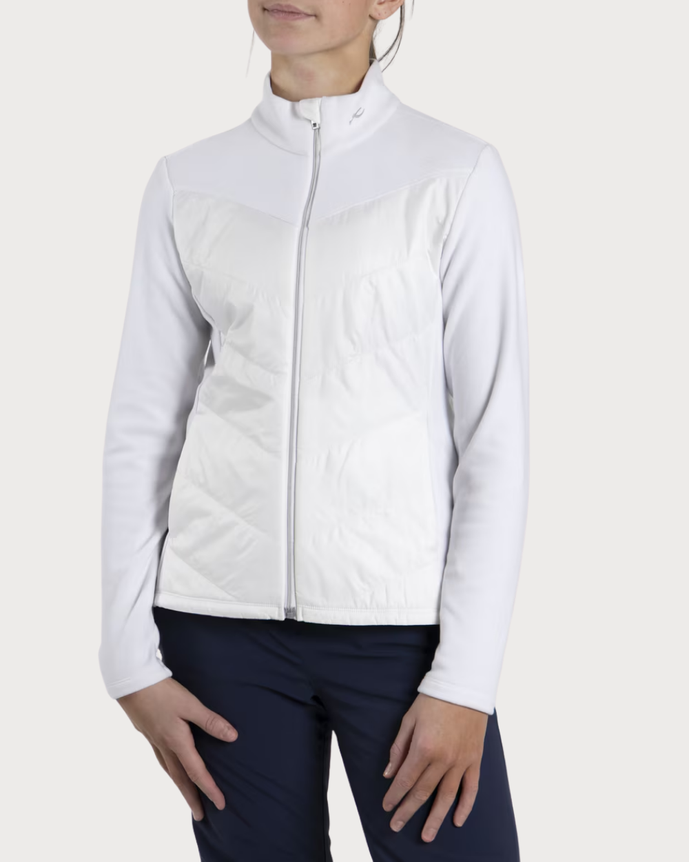 Girls Kjus Icicles Midlayer Jacket - White