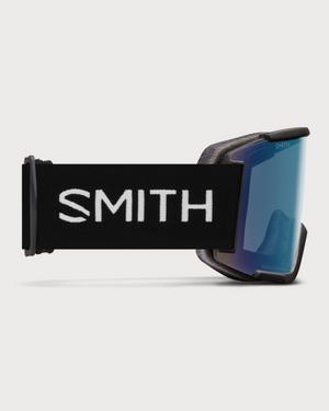Smith Squad XL (Large Fit) Goggles - Black ChromaPop Everyday Blue Mirror