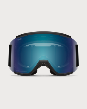 Smith Squad XL (Large Fit) Goggles - Black ChromaPop Everyday Blue Mirror