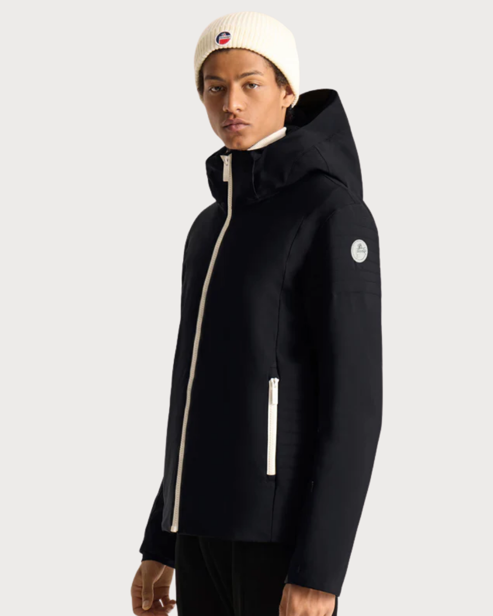 Mens Fusalp Power III Jacket - Black/Neige