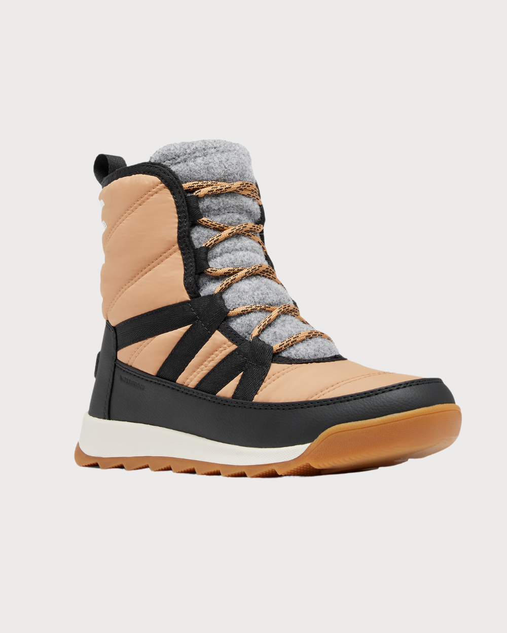 Womens Sorel Whitney II Plus Lace Boot - Tawny Buff/Black