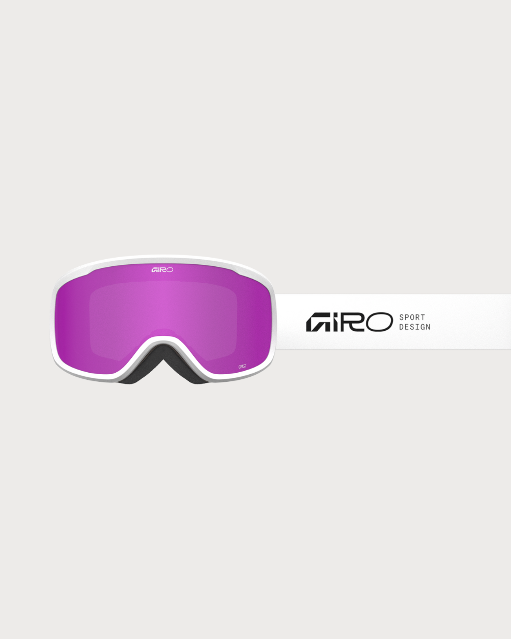 Kids Giro Cruz (Asian Fit) Goggles - Stacked White Amber Pink