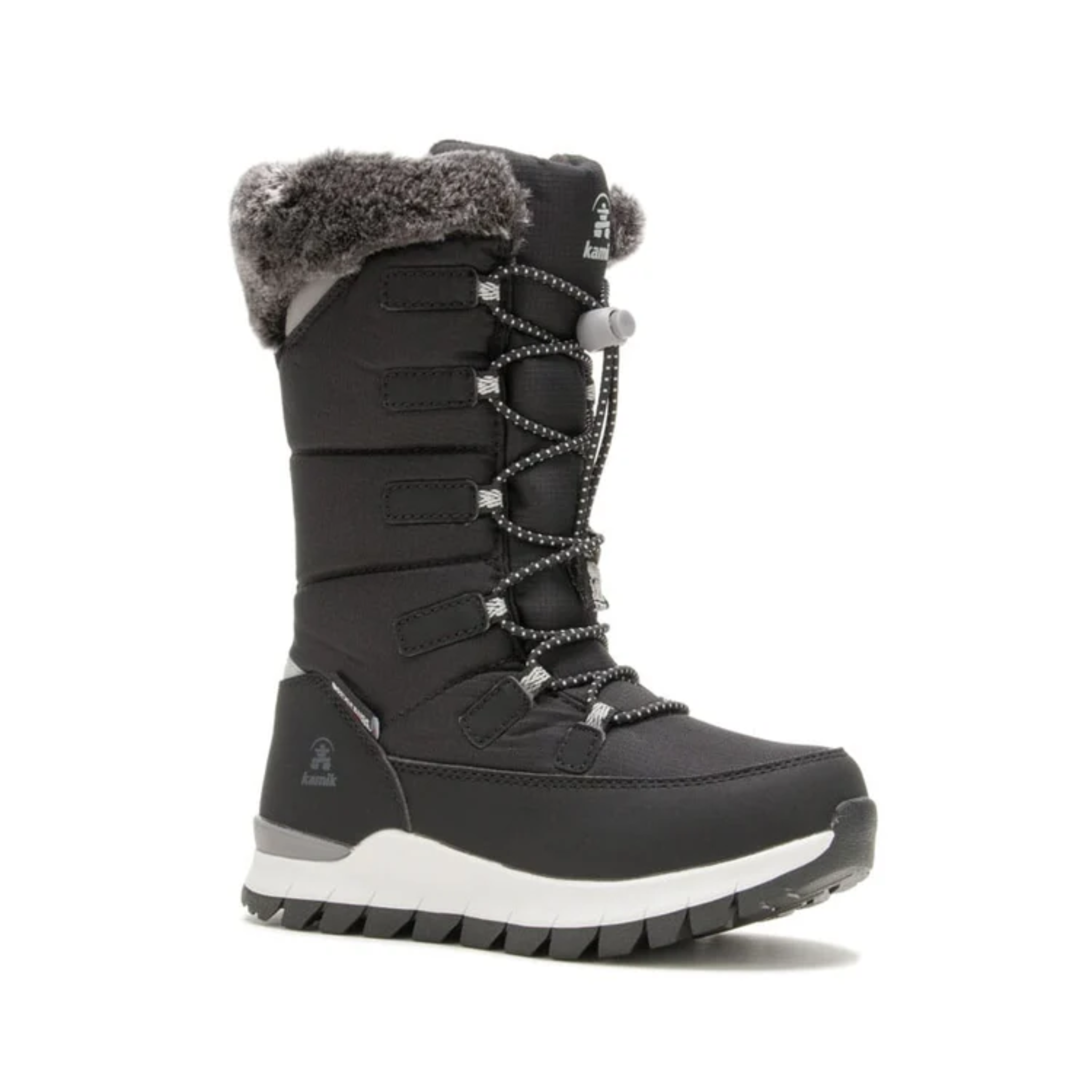 Kids Kamik Prairie 2 Waterproof Boot - Black