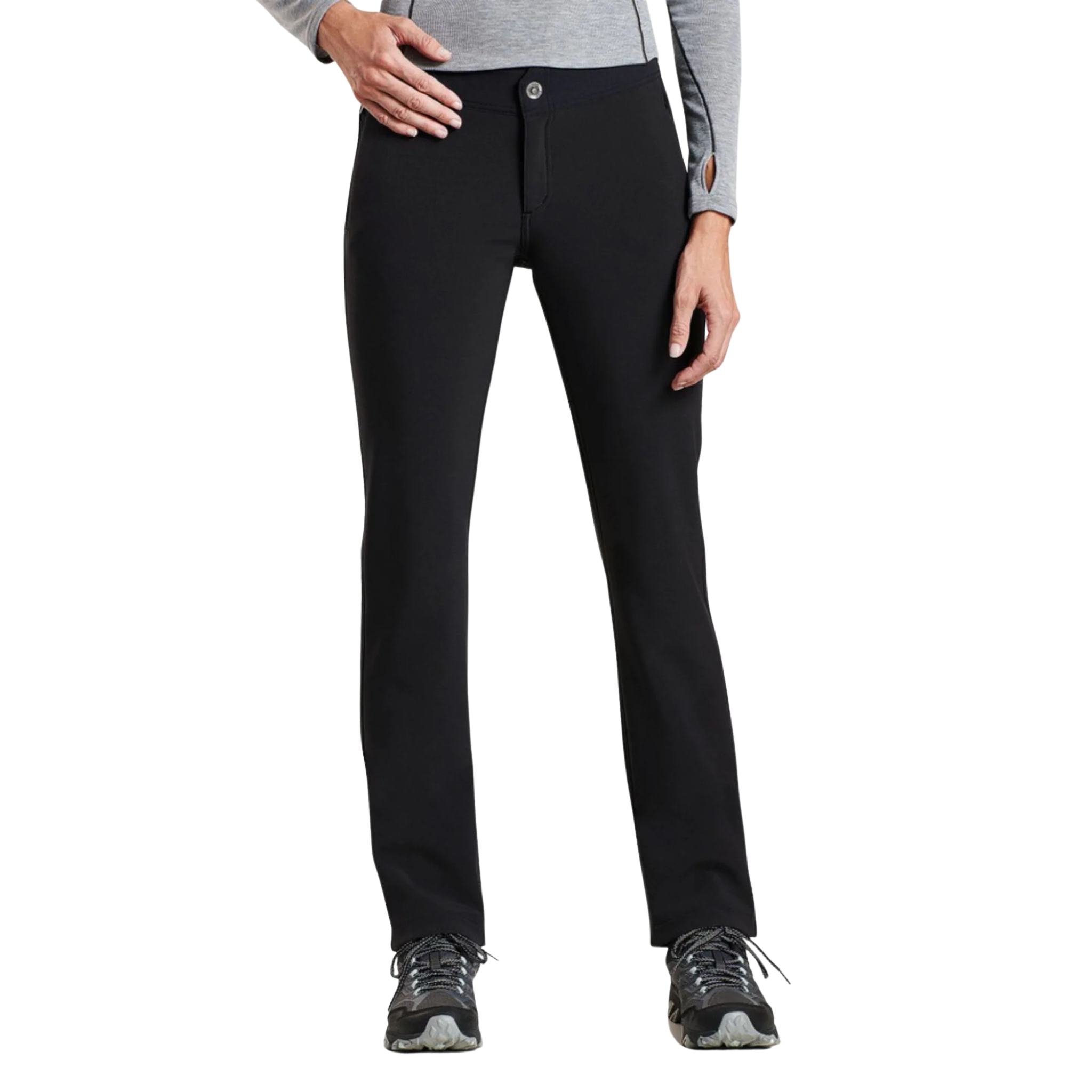 Womens KUHL Frost Softshell Pant 32L - Raven