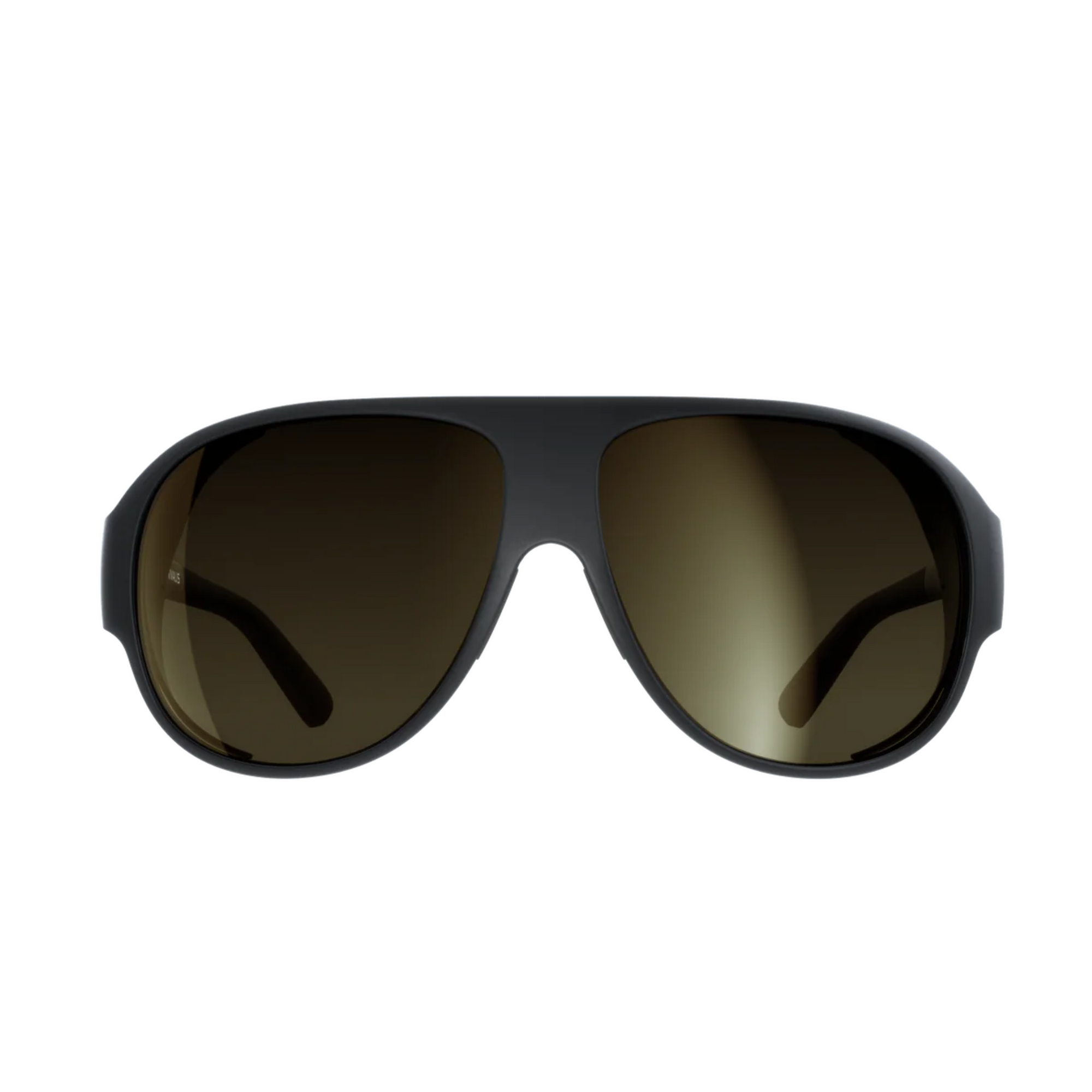 POC Nivalis Uranium Black Sunglasses - Black Gold Mirror Lens Cat 4