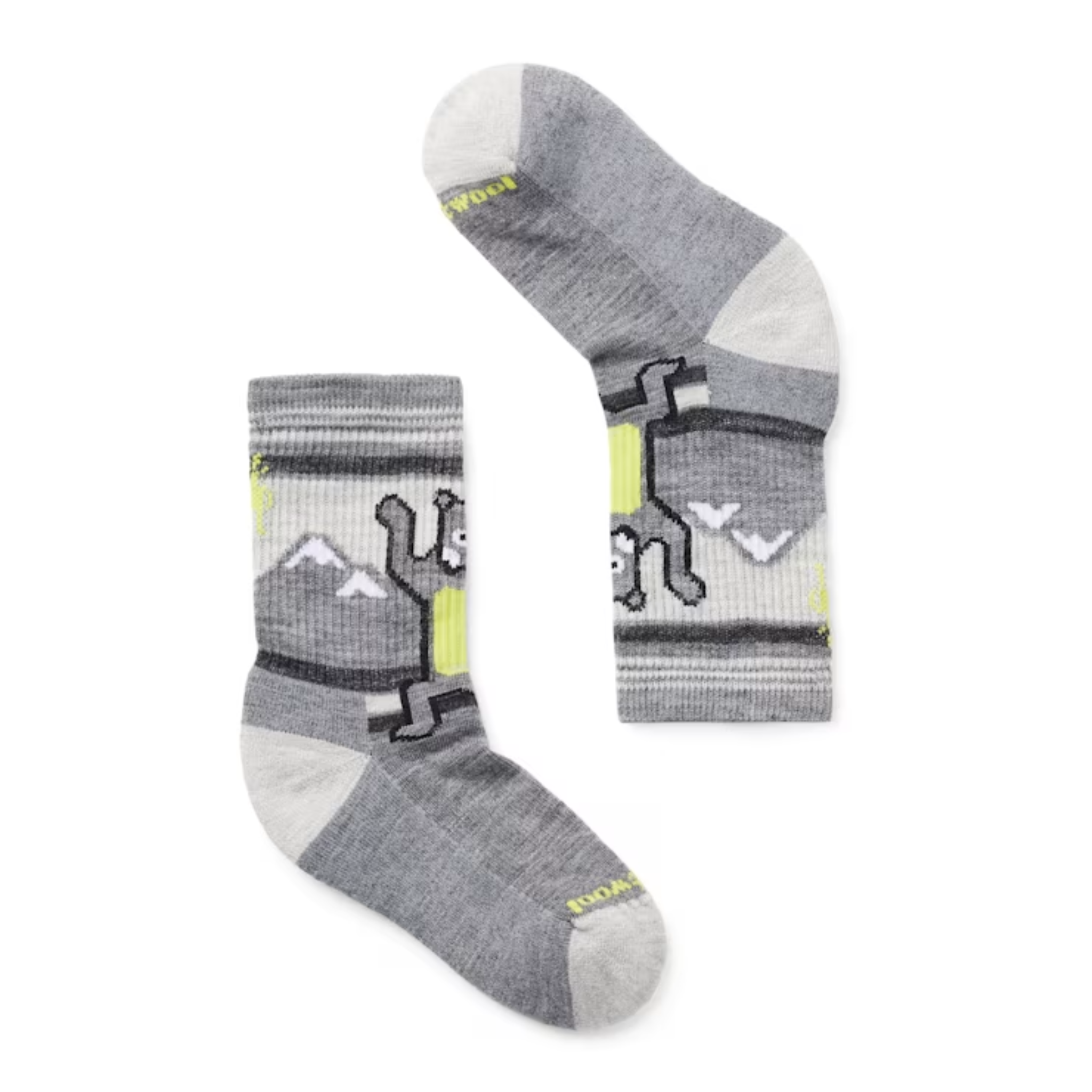 Kids' Hiking Crew Socks - Bear Medium Gray