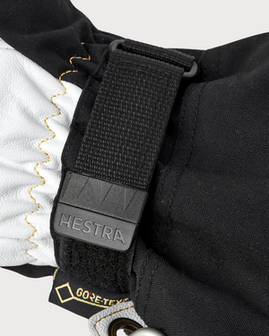 Mens Hestra Army Leather Gore-Tex Glove - Black / Natural Grey