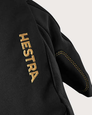 Hestra Army Leather Gore-Tex 3 Finger Mitten - Black / Black