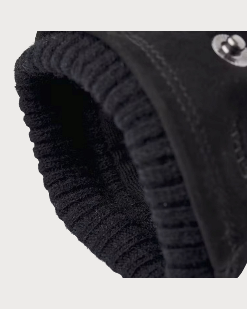 Mens Hestra Bergvik Nubuck Primaloft Glove - Black